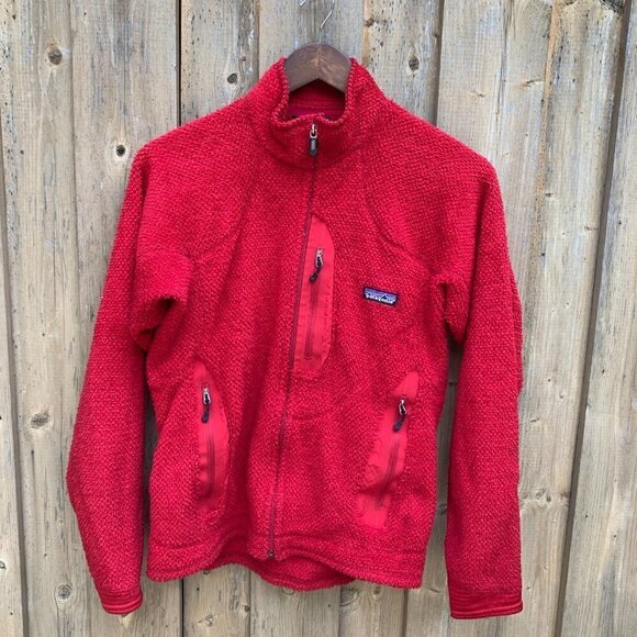 Patagonia R2 Fleece Jacket Small Red - Picture 2 of 5